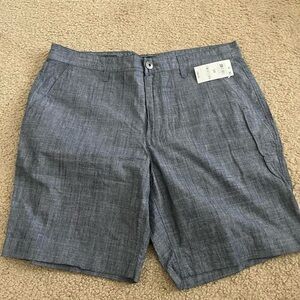 INC International Concepts Gray Flat Front Shorts